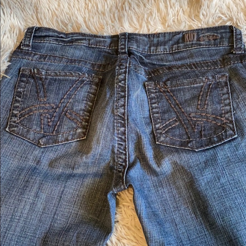 Women’s Kut for the Kloth boot cut jeans.
